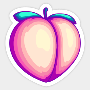 Peach Sticker